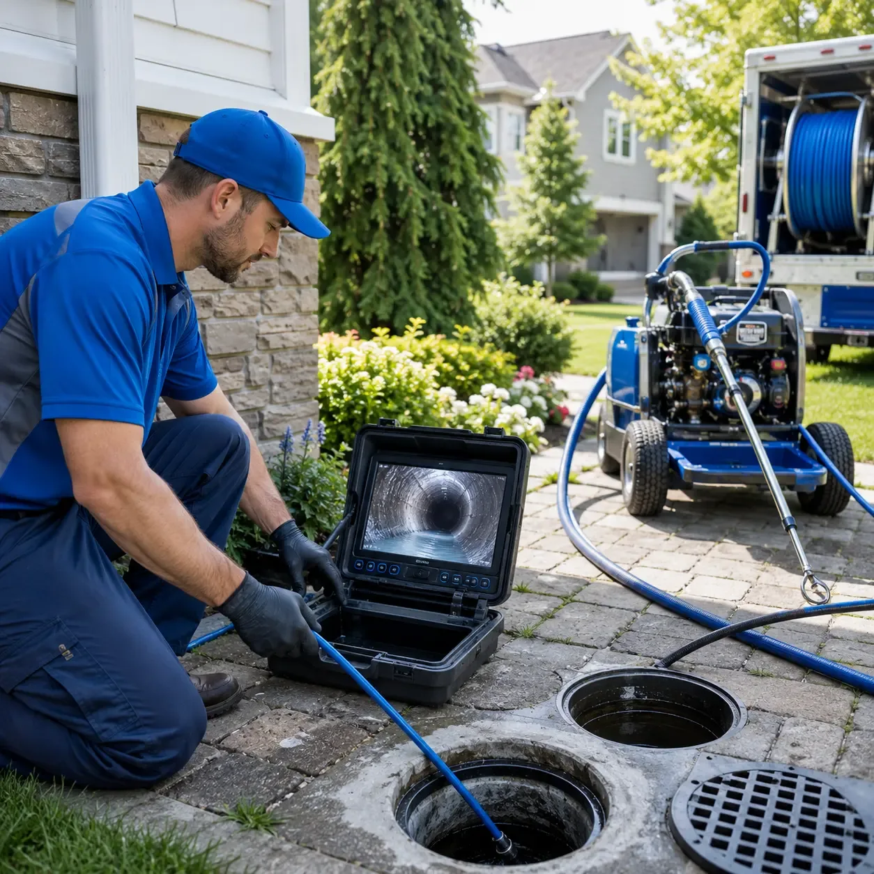 Outdoor drain cleaning professionals serving Kirkville, NY