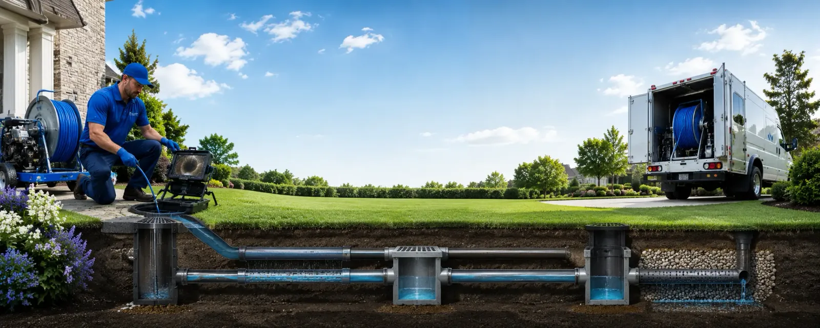 Outdoor drain cleaning information for Kirkville, NY